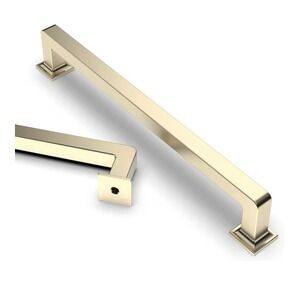 10 Pack 7 Inch177mm Brushed‎ Brass Kitchen Cabinet Handles Gold Cabinet Pulls